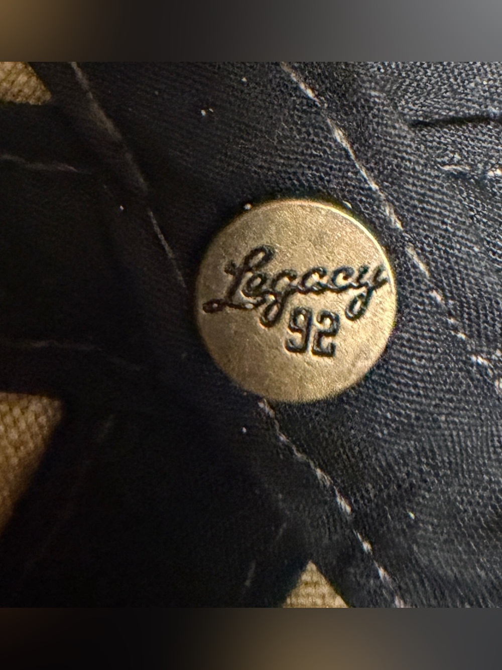 Legacy 92 | Men’s Olive/Khaki Trucker Hat w/Pendleton Round-Up Logo, Adjustable - Picture 10 of 11
